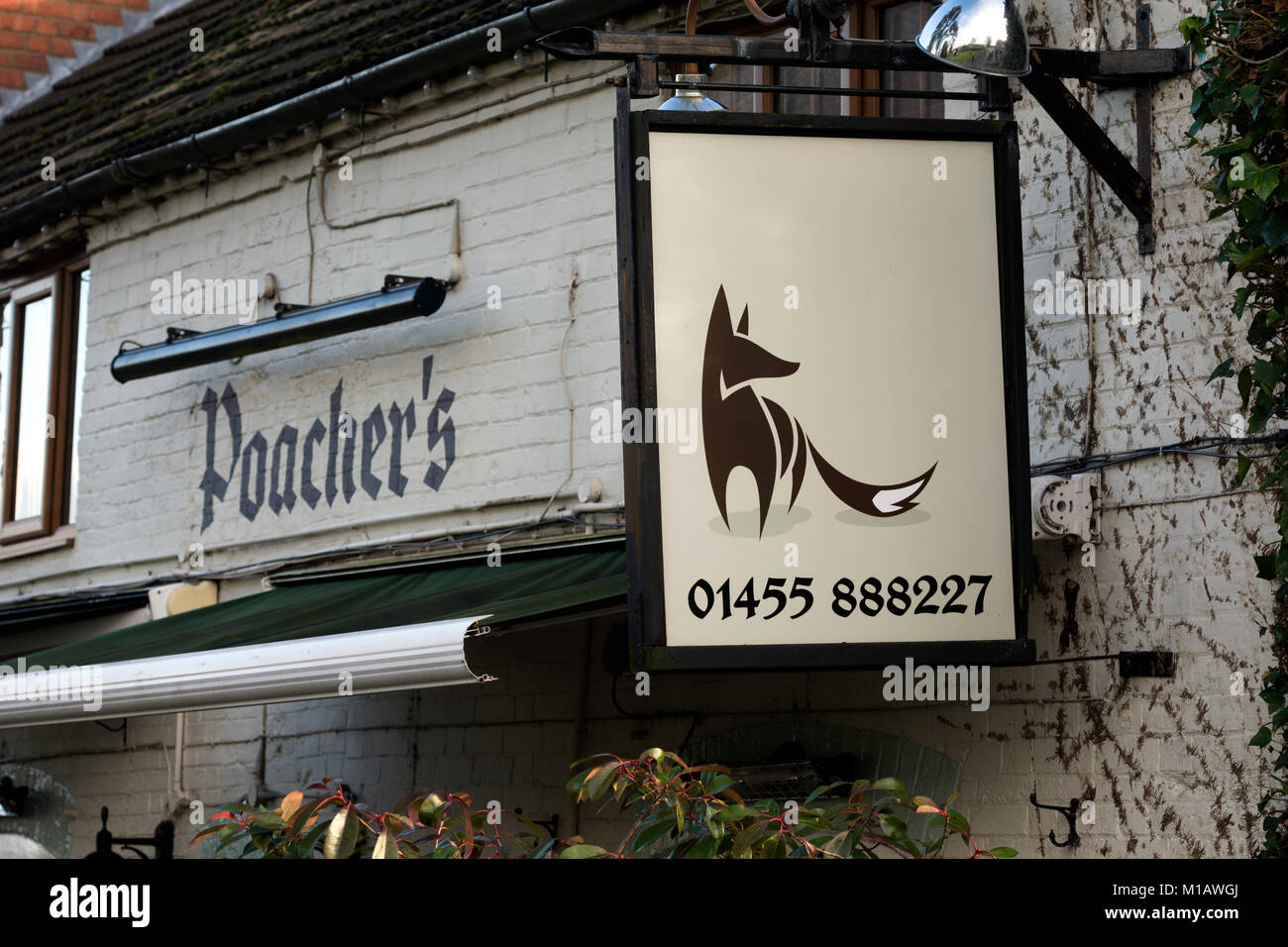 Poacher`s Brasserie, Thurlaston, Leicestershire, England, UK Stock Photo